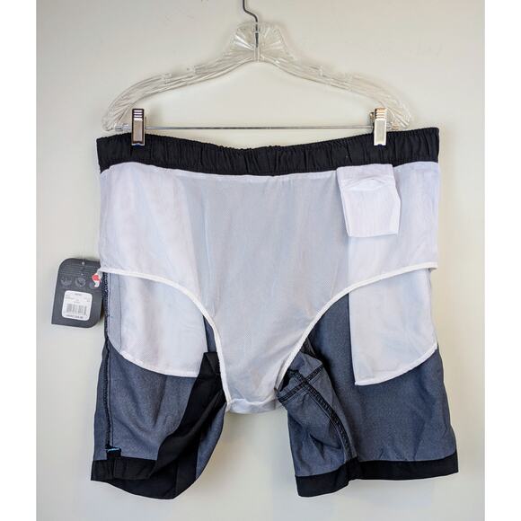 New Laguna Originals Men's Swim Trunks Shorts XL Black Elastic Tie Waist Lined - Picture 7 of 11